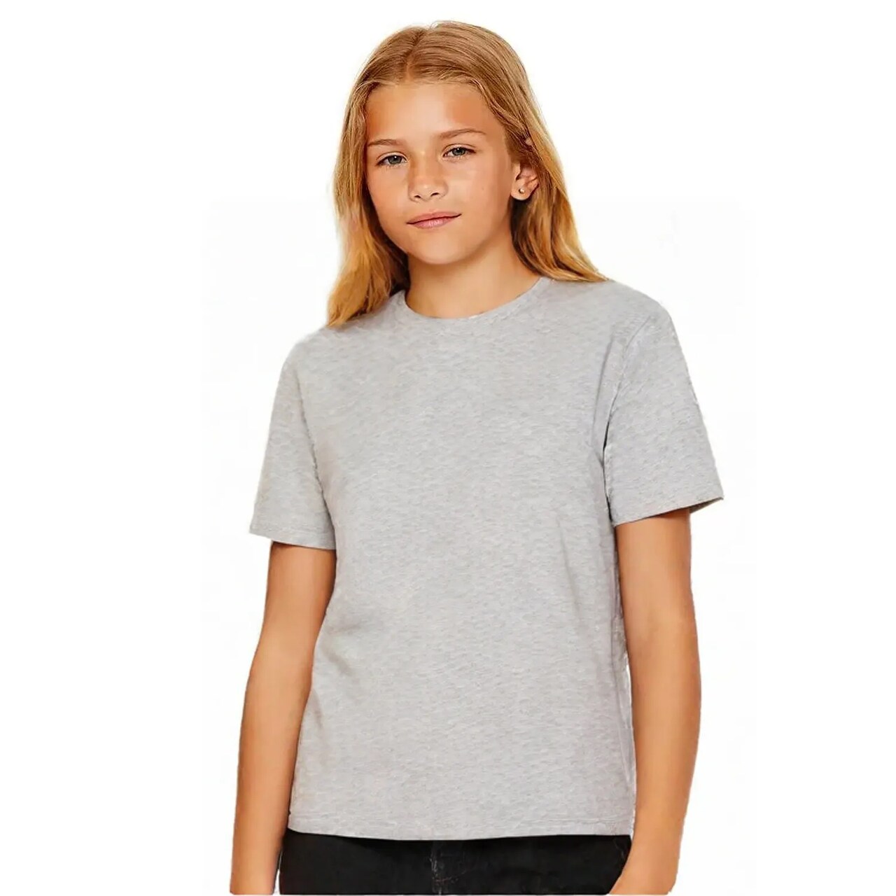 Gildan Youth Light Cotton Crewneck Short Sleeve T-Shirt for School, Sports & Casual Wear Everyday Tee